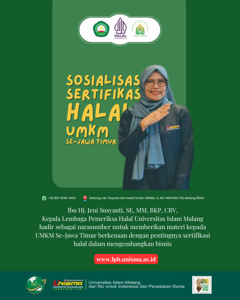 Sosialisasi Sertifikasi Halal LPH UNISMA