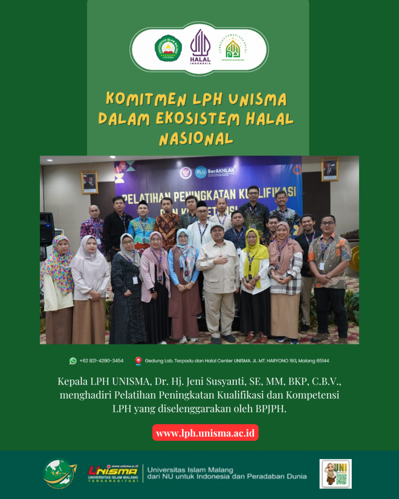 Ekosistem halal nasional lph unisma