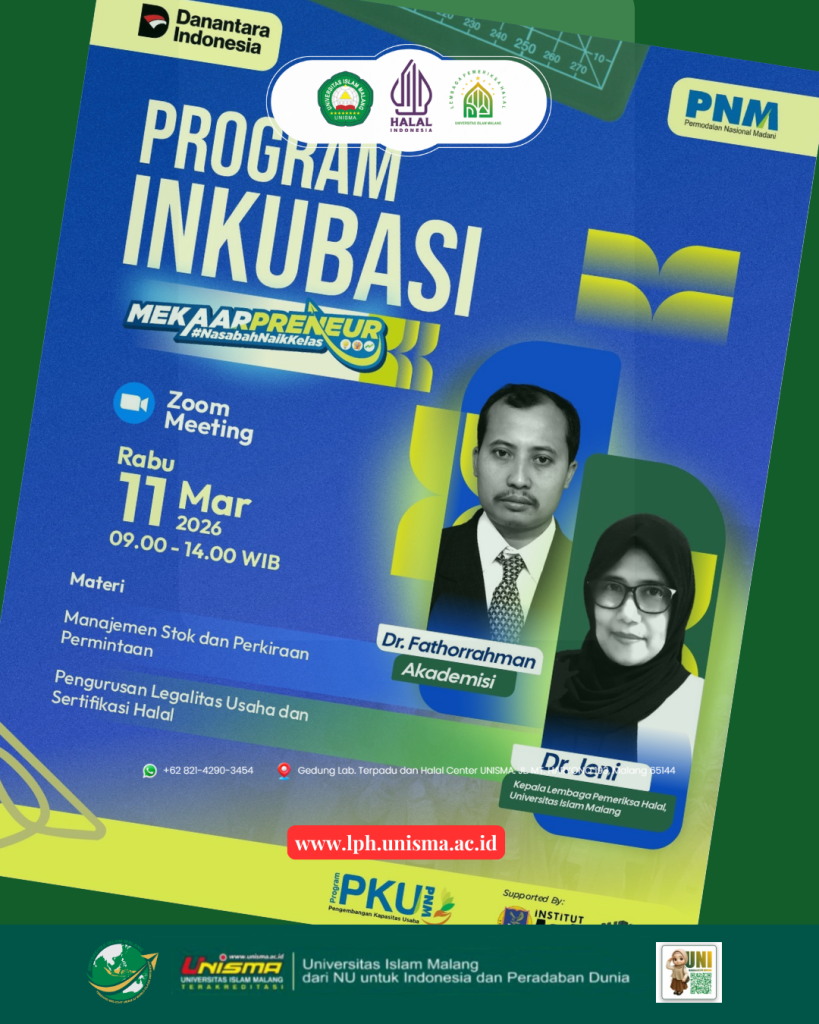 Sertifikasi Halal UMKM - LPH UNISMA