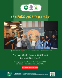 Moshi Ramen - LPH Universitas Islam Malang