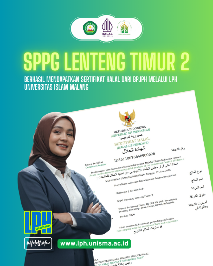 Sertifikat Halal SPPG Lenteng TImur 2